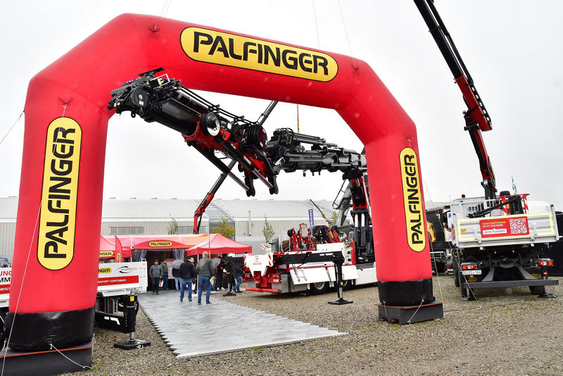 PALFINGER auf der NUFAM 2025: Innovative Hebelösungen im Praxiseinsatz